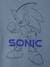 Sonic® the Hedgehog jongenssweater grijsblauw - vertbaudet enfant 