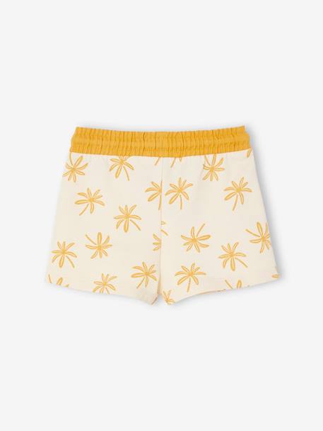 Babyshort met palmmotief ecru - vertbaudet enfant 