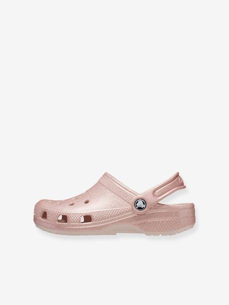 Kinderklompen 206993 Classic Glitter CROCS(TM) nude - vertbaudet enfant 