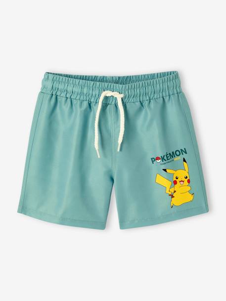 Jongenszwemshort van microvezel Pokemon® saliegroen - vertbaudet enfant 