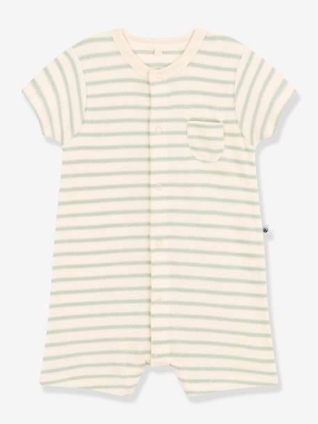 Babypakje PETIT BATEAU groen, gestreept - vertbaudet enfant 