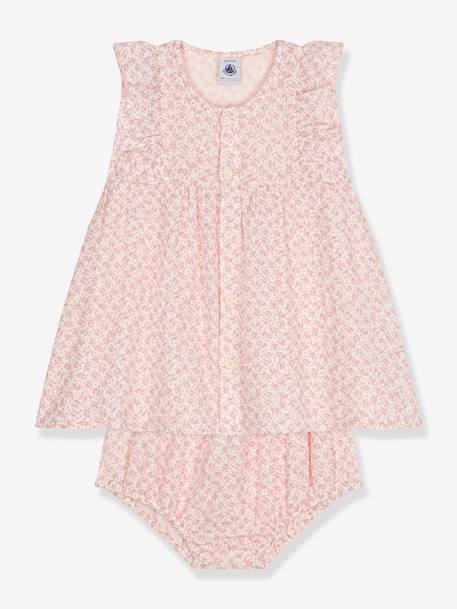 Jurk + bloomer PETIT BATEAU lichtroze - vertbaudet enfant 