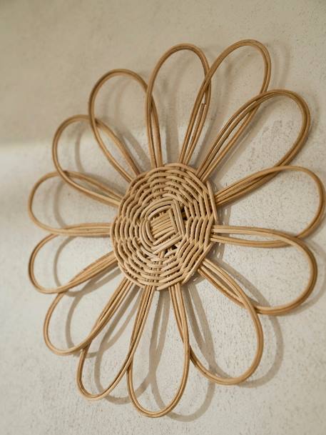 Set van 5 rotan muurbloemen beige - vertbaudet enfant 