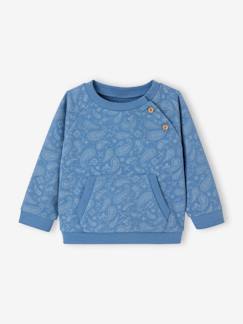 Jongens-Trui, vest, sweater-Sweater-Babysweater met bandanamotief