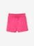 Fleece babyshort in paperbag-stijl blauwgroen+fuchsia - vertbaudet enfant 