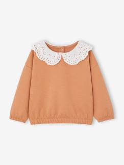 Baby-Trui, vest, sweater-Babysweater met col