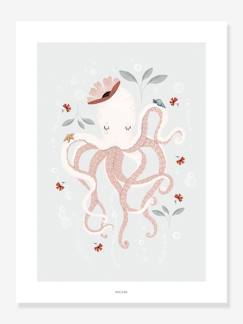 Linnengoed en decoratie-Decoratie-Poster Lady Octopus LILIPINSO
