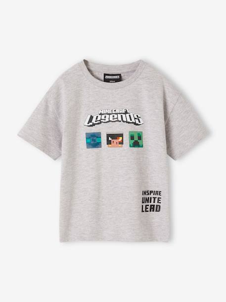 Jongensshirt Minecraft® Legends gemêleerd grijs - vertbaudet enfant 