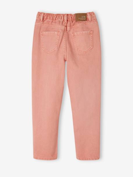 Broek Mom MorphologiK meisjes Heupomtrek medium perzik - vertbaudet enfant 