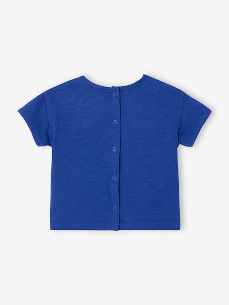 Babyshirt zon met korte mouwen koningsblauw - vertbaudet enfant 