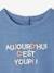 Baby-T-shirt 'paradis' korte mouwen blauw+ecru - vertbaudet enfant 