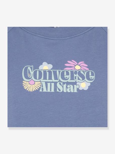 Gebloemd meisjesshirt CONVERSE leigrijs - vertbaudet enfant 