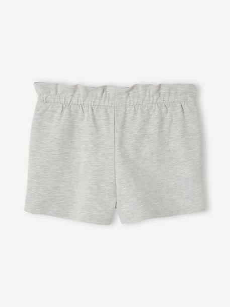 Set van 2 meisjesshorts abrikoos+snoepjesroze+zachtpaars - vertbaudet enfant 