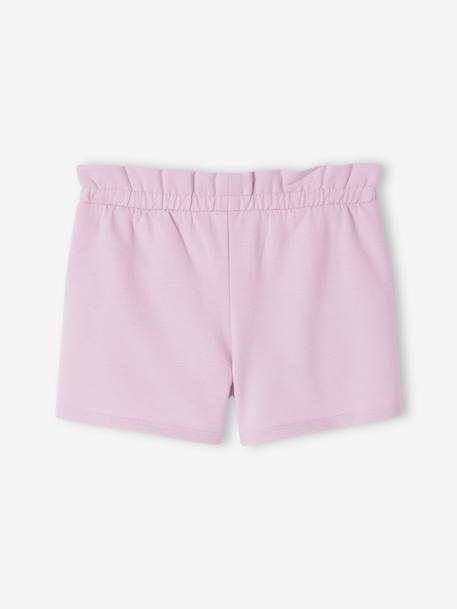 Set van 2 meisjesshorts abrikoos+snoepjesroze+zachtpaars - vertbaudet enfant 