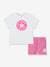 Set short en shirt CONVERSE rozen - vertbaudet enfant 