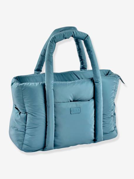 Luiertas Parijs Puffy BEABA blauw+grijs - vertbaudet enfant 