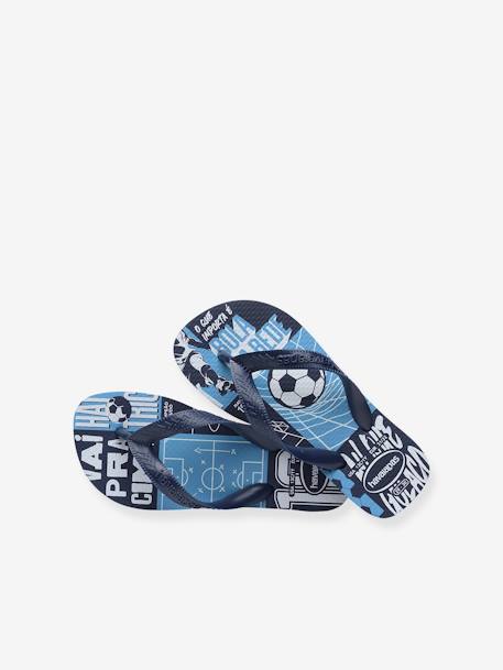 Teenslippers voor kinderen Brasil Logo HAVAÏANAS® blauw - vertbaudet enfant 