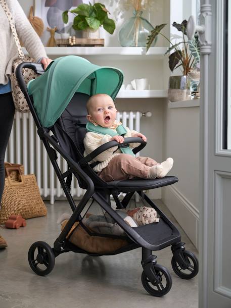 Compacte buggy Ikaria VERTBAUDET groenblauw+saliegroen - vertbaudet enfant 