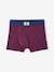 Set met 5 stretch jongensboxers brandweermannen van biokatoen oceaanblauw - vertbaudet enfant 