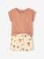 Babyset met T-shirt en short mintgroen+mokka - vertbaudet enfant 