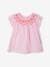 Babysetje met blouse, short en haarband rozen - vertbaudet enfant 