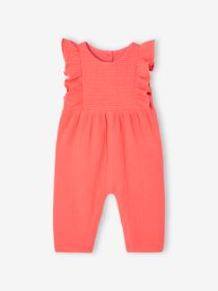 Baby-Salopette, jumpsuit-Babypakje van katoengaas