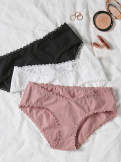 Zwangerschapskleding-Lingerie-Set van 2 biokatoenen shorties ENVIE DE FRAISE