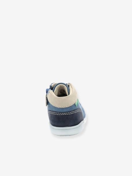 Leren babylaarsjes Kick Iconic 961610-10-53 KICKERS® blauw - vertbaudet enfant 