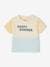 Colourblock babyshirt 'Happy summer' hemelsblauw - vertbaudet enfant 