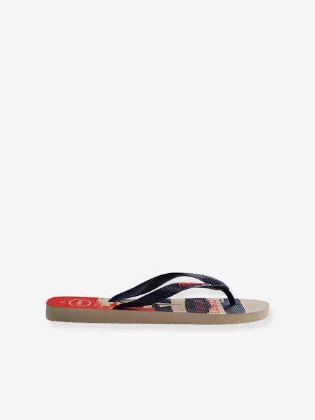 Teenslippers voor kinderen Top Nautical HAVAIANAS beige, bedrukt - vertbaudet enfant 