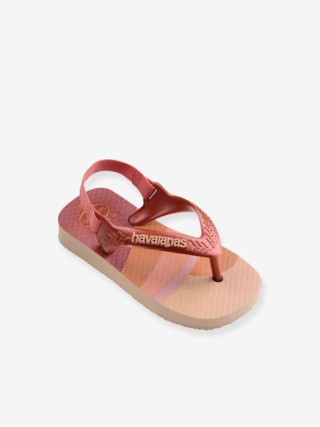 Teenslippers Baby Mini me HAVAIANAS® goudbeige+rozen - vertbaudet enfant 