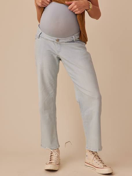 Rechte zwangerschapsjeans met Seamless band ENVIE DE FRAISE gebleekt denim+stone - vertbaudet enfant 