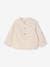 Feestelijk babysetje: blouse + short + bretels taupe - vertbaudet enfant 