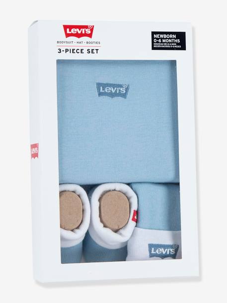 3-delige babyset Batwin van Levi's® hemelsblauw+lichtroze - vertbaudet enfant 