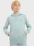Babysweater met capuchon LVB Mini Batwing Levi's® amandelgroen+mosterdgeel - vertbaudet enfant 