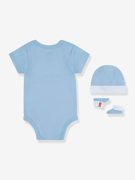 3-delige babyset Batwin van Levi's® hemelsblauw+lichtroze - vertbaudet enfant 