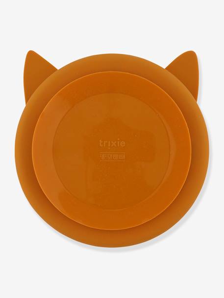 Siliconen bord met compartimenten TRIXIE Animal groen+nude+sinaasappel - vertbaudet enfant 