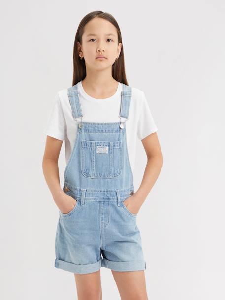 Combishort voor meisjes LVG Classic Shortalls Levi's® stone - vertbaudet enfant 