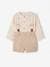 Feestelijk babysetje: blouse + short + bretels taupe - vertbaudet enfant 