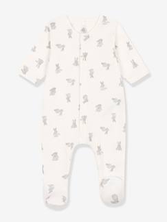 Baby-Pyjama, surpyjama-Slaappakje van tubic met konijntjes voor baby's PETIT BATEAU