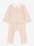 3-delige babyset van licht molton PETIT BATEAU beige, bedrukt - vertbaudet enfant 