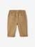 Rechte babybroek met elastische taille beige - vertbaudet enfant 