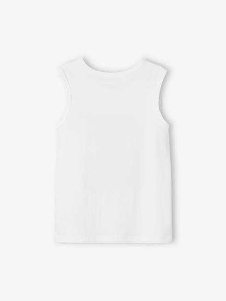 Surf tanktop voor jongens wit - vertbaudet enfant 