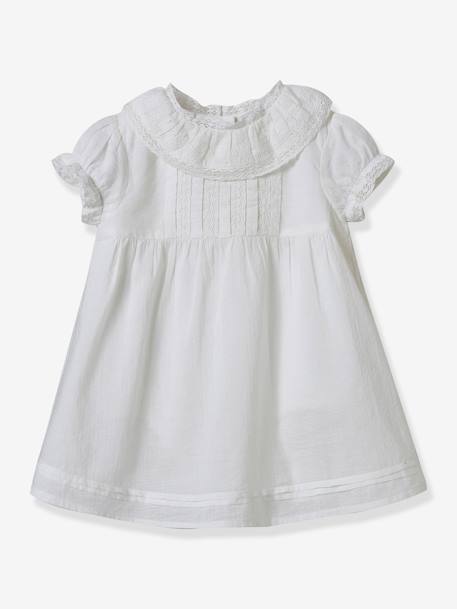 Babyjurk feest- en trouwcollectie CYRILLUS wit - vertbaudet enfant 