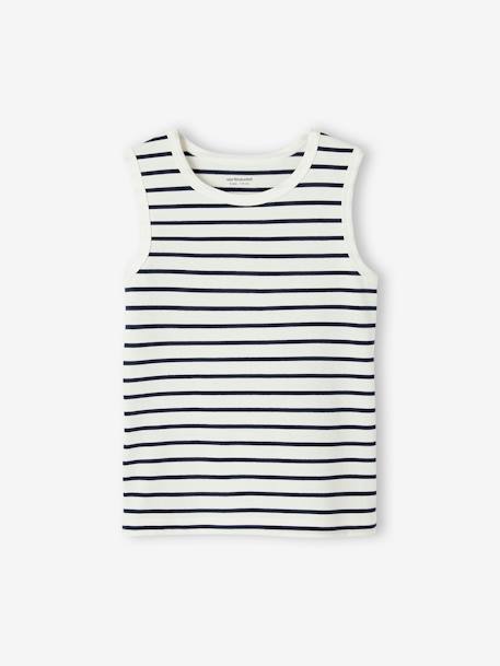 Set van 2 tanktops voor jongens veel blauw+veel groen - vertbaudet enfant 