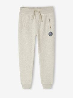 -Joggingbroek van molton jongens