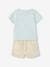 Babyset met T-shirt en short hemelsblauw - vertbaudet enfant 