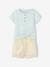 Babyset met T-shirt en short hemelsblauw - vertbaudet enfant 