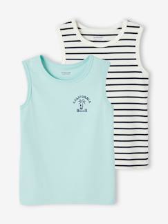 Set van 2 tanktops voor jongens  - vertbaudet enfant