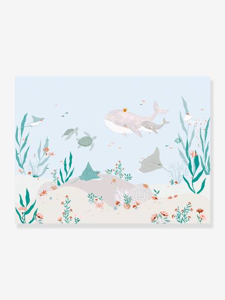 Vliesbehang DREAMY SEABED - LILIPINSO blauw - vertbaudet enfant 